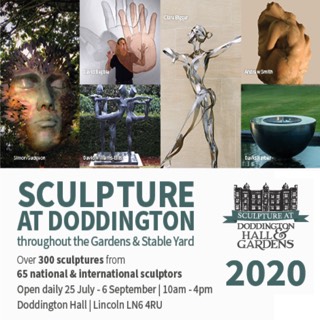 Invitation to the Sculpture Show 2020 at Doddington Hall and Gardens