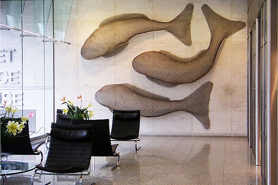 Office sculpture for an office lobby, London