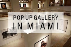 Pop up gallery in Miami