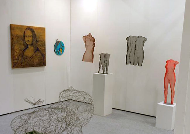 Arte Vecchiato presents David Begbie Steelmesh sculptures at ART NOW 2016