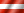 die Flagge für Österreich