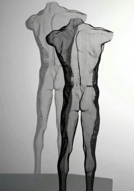Steel Sculpture of a human figure