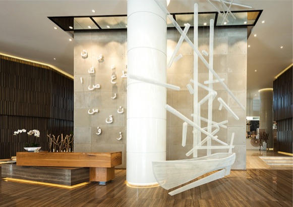 Mesh sculpture AIRWAVE Dubai by David Begbie web