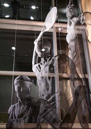 tennis transparent players detail David Begbie artist