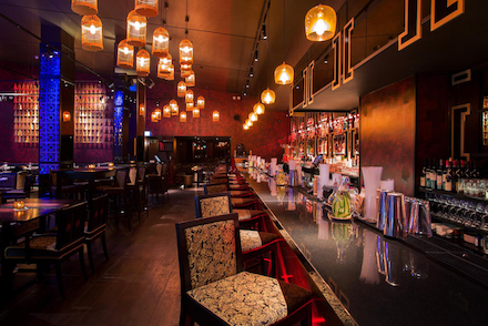 buddha brass wallcarpet buddhabar london