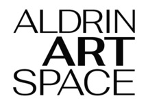 Black and white logo for the Aldrin Art Space Foundation